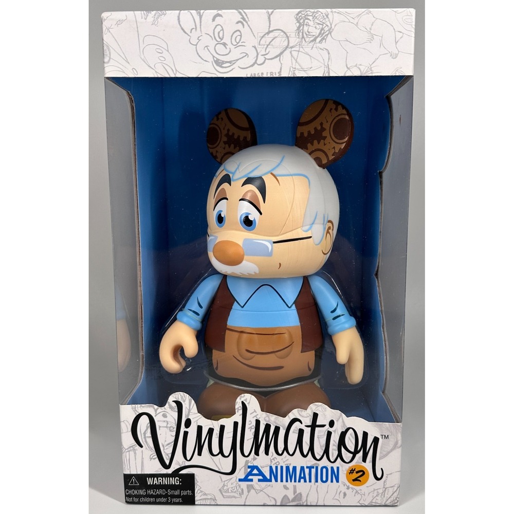 Disney Vinylmation GEPPETTO from Pinocchio Animation #2 Series LE 1000 NIB 2012